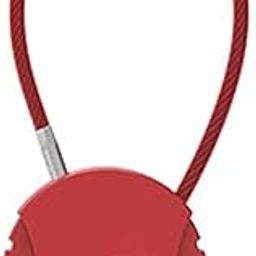 3-Digit Combination Luggage Locks – Zinc Alloy Wire Rope Padlocks, Resettable Code Lock for Suitcases, Lockers, Toolboxes (RED)-image-93