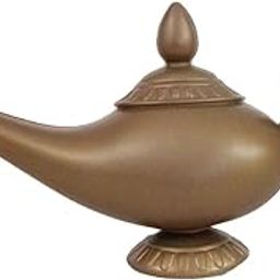 BookMyCostume Genie Magic Lamp Aladdin Chirag Kids Fancy Dress Costume Accessory Free Size Golden-picture-32