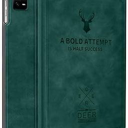 Robustrion Cover for Xiaomi Mi Pad 6 Cover, Deer Pattern Flip Case Cover for Xiaomi Mi Pad 6 11 inch, Support Auto Sleep Wake - Dark Green-picture-19