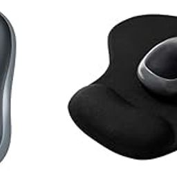 Logitech Combo M186 Wireless Mouse, 2.4GHz with USB Mini Receiver, 12-Month Battery Life, 1000 DPI Optical Tracking, Ambidextrous, Compatible with PC, Mac, Laptop with Sounce Ergonomic Mouse Pad-image-24