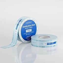 Waldent Sterilization Reels (50/55mm) | Medical-Grade Autoclavable Sterilization Roll | Heat Seal Pouch Material | Dual Chemical Indicators | Ideal for Dental, Surgical & Medical Instruments-31