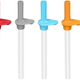 HEAVENGLOW 4 Pieces Replacement Straws for Drinking Drinking Straws for Kids Bottle Cup-image-76
