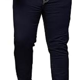 Plus Size Men's Regular Fit Tinted Wash Jeans-picture-25
