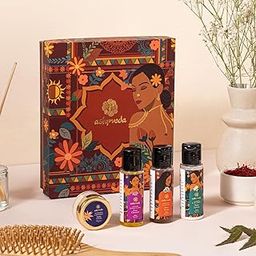 Ashpveda Nourishing Daily Care Gift Box | Skin & Hair Care Gifting Kit With Night Cream, Face Cleanser, Body Lotion and Hair Wash |-18