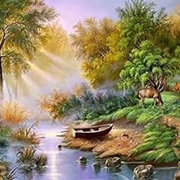 FunBlast 5D Diamond Painting Kit, 12x16inch Diamond Painting Kit for Adults & Kids, Suitable for Home Leisure and Wall Decoration, Gift for Kids and Adults (Three)-image-36