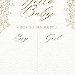 Boy or Girl Gender Reveal Poll Poster – A3 Size, Baby Shower Party Game Poster, Guests Vote for Baby's Gender – Fun Voting Chart for Walls, Easels or Tables-image-62