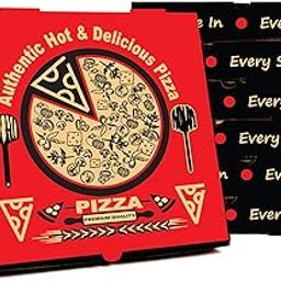 Bleus Brand Packaging 3 Ply Pizza Box Corrugated Kraft Paper, Size_ 9x9x1.5 Inches, Length 9 Inch - Width 9 Inch - Height 1.5 Inch, In Good Strength (9 Inch, 200)-14