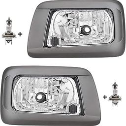 K D Headlight For Maruti Omni (Right & Left Side) 2005-2019 With Halogen Bulb 55/60W & Cover ( Without Adjustable Motor)-4