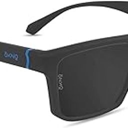 Eyewearlabs Sunglasses For Men & Women | Polarized Full Rim Rectangular Premium Branded Stylish Spectacles | 100% UV Protection Shades | Cricket Sports Cycling Driving | Medium | Barton-image-68