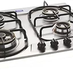 Glen 4 Burner Built-in Auto Ignition Stainless Steel Gas Hob Top with Triple Ring & Double Ring Forged Brass Burner, 2 years warranty by Glen (1061DBTRSS)-image-24