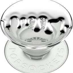 PopSockets Translucent Phone Grip with Expanding Kickstand - Chrome Silver-76