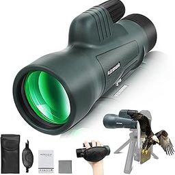 Astromania 12X50 BAK4 High Power Prism Monoculars, Waterproof, Compact Handheld Monoscope for Bird Watching, Sporting Events, Traveling Gifts for Men-image-85