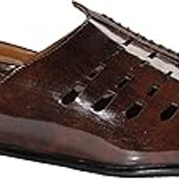 Patent Leather Ethnic Jutti for Men-40