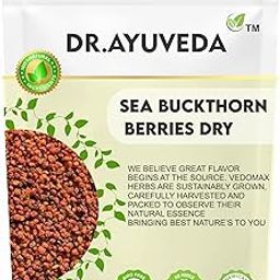 DR AYUVEDA Sea Buckthorn Berries Nourishes Skin | Rich in fatty Acids | No added Sugar | Quality Source of Vitamin (50 GM)-image-35