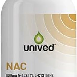 Unived NAC | N-Acetyl-L-Cysteine 600mg | Supports Respiratory, Immune, and Skin Health | 60 Vegan Capsules-image-8