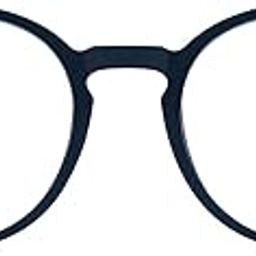 LENSKART BLU | Zero Power Blue Cut Computer Glasses | Anti Glare, Lightweight & Blocks Harmful Rays | Full Rim Round | 100% UV Protected | For Men & Women | Medium | LB E14453-image-27
