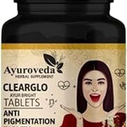 Ayuroveda clearglo ayurvedic tablets for pigmentation removal, skin brightening & blemish-free glow – 100% herbal anti-pigmentation care-image-14