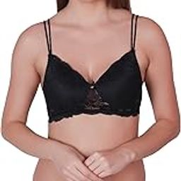 Designer Women's Bra Panty Set Lace Push Up Non-Wired Solid Lingerie Set Bikini Set for Women Lingerie Set for Women & Girls-image-68