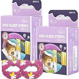 60 Pcs Mouth Tape for Sleeping, Mouth Tape, Purple Kids Sleep Strips Helps Reduce Snoring and Improve Sleep Quality-picture-12