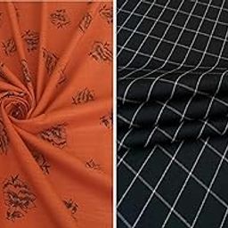 Pri & Su CottLinns Combo of Cotton Printed Shirt 1100017 & Trouser Fabric 90027-image-99