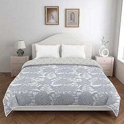 Amazon Brand - Solimo EW Dohar | Double Bed | Lightweight & Highly Breathable | 100% Polyester | 220 x 240 cm (Light Grey)-image-34