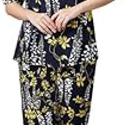 Women Rayon Printed Top & Pajama Set 2399-image-27