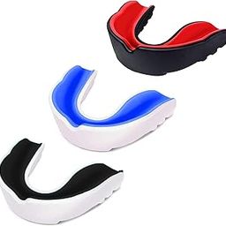 DFENDER Sports (Pack of 3) Mouth Guard, Adults and Junior Gum Shield with case,Mouthguard for Jaw Protection in Contact Sports,Boxing,MMA Hockey,Karate and Martial Arts Above 11 Years Mouthguards-image-49