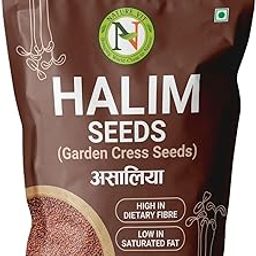 NatureVit Halim Seeds, 200g | Aliv Seeds | High in Fibre and Omega 3 | Garden Cress Seeds | Haleem | Asaliya for Eating | Immunity Booster Superfood-image-41