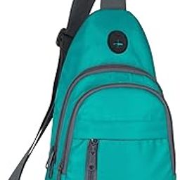 Sabai 6L Crossbody Bag for Men Women | 2 compartments| 2 Pkts| Inner Sleeve| earphone hole| Chest bag/Passport Bag/Hiking/Running/Camping/Outdoor/Shoulder Bag/Money Bag Adjustable Strap-image-16
