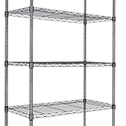 Zeroway 5 Tier Metal Storage Shelves, Heavy Duty with 4 Wheels & Adjustable Feet, 400 lbs Capacity per Shelf, Max 2000 lbs Total for Home, Garage, Workshop-image-5