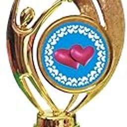 Family Shoping Valentine Day Gifts, for Couple Worlds Best Soulmate Trophy Medal Award for Lover-image-29