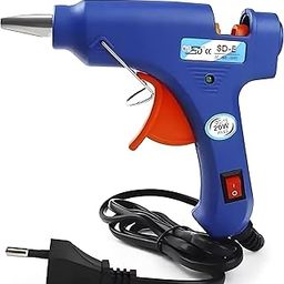 R&D Glue Gun 60w | On-off Switch & LED Light | Repairs Toy Model, Plastic, wood & Metal Products | Easy Grip - 60 watt | Use with 7mm glue sticks-0