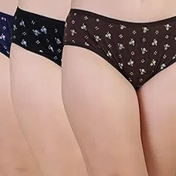 blazon Women's Cotton Hipsters (Pack of 3)-picture-0
