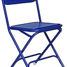 cauvery® Cafe Model Easy Folding Metal Outdoor and Indoor Folding Chair for Home/Study Chair and Restaurant Chair (Metal,Blue-1)-image-65