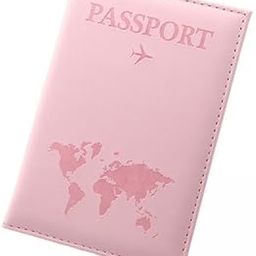 3xPU Leather Passport Purse Travel Essentials Passports Holder for Travel Home Pink-image-5