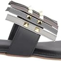Women's Ethnic Transparent Strap Flats | Trendy Toe-Loop Slip-On Sandals with Stud Detailing for Daily & wear in party-image-65