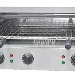 Shoppers Hub PNQ Heavy Duty Powerful 1960W Electric Commercial Salamander Griller for Quick Grilling, Toasting, Browning Grating of Dishes, Ideal for Home Start Ups, Cloud Kitchens, Cafes, Hotels, Restaurants and Catering Places (Size - 48.5cm Length x 29cm Breadth x 30cm Height)-25