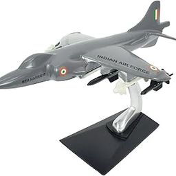 Sea Harrier Airplane Model in Indian Air Force Theme (IAF) Aluminium with Powder Coated 12'' Large Table Top Aircraft Decor-image-80