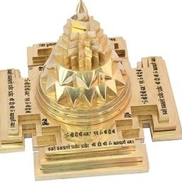 Meru Shree Yantra with Meru shri Yantra Mantra (5 x 5 Inch)-image-19