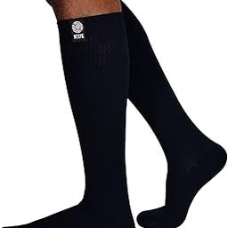 Knee Compression Socks for Men & Women, Pain Relief, Boost Stamina, Circulation & Recovery, Perfect for Running, Football, Sports Activity I Moisture Wicking I Knee Socks Black - S/M)-picture-52
