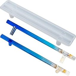 R H LIFESTYLE Straight Resin Tray Handle Silicone Mold 2 Slots Handmade DIY (Tray Handle Mould - 15.5 x 3.5 cm) SM3667-picture-12