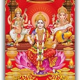 PNF Poster N Frames Laxmi Ji Ganesh Ji Fridge Magnet, Diwali Gifts, Religious Framed Photo (2.5x3.5 inch)-14