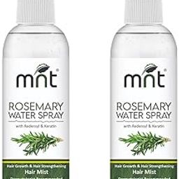 MNT Rosemary Water Spray for Hair Growth and Healthy Scalp | 100% Pure Steam-distilled Rosemary Hydrosol for Hair | Rosemary Hair Mist/Toner, 100 ml (Pack of 2)-image-2
