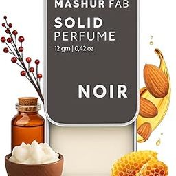 MASHURFAB NOIR Solid Cologne by Mashur Fab | Premium Alcohol-Free Wax Perfume | Intense Long-Lasting Scent | Unisex Balm for Travel & Gifting | Luxury Pocket Perfume-image-2
