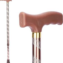 iwalk; Changing Lives Men and Women Adjustable Cane Offset Walking Stick (Copper)-image-1