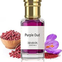 Arabian Aroma Purple Oud Attar | Oriental Oud Attar with Saffron & Pink Peppercorn | Luxurious Ittar | Long-Lasting Alcohol-Free | 100% Perfume | Oil-Based Itra Perfume for Men & Women (6ml)-17