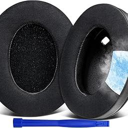 SOULWIT Cooling-Gel Earpads Replacement for Sony WH-1000XM4 (WH1000XM4) Headphones, Ear Pads Cushions with High-Density Noise Isolation Foam, Added Thickness, Without Affecting Sensor - Black-5