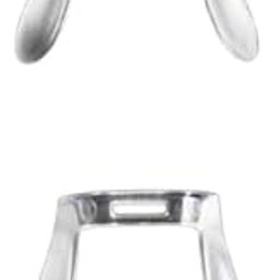 One Piece Glass Nose Pad for Eyeglasses, Specs, Push-in Type 2pcs-49