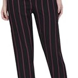 Viscose Lounge Pants Full Length for Women | Breathable, Mid Rise, Black-image-67