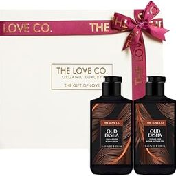 THE LOVE CO. Oud Eksha Body Wash & Lotion Gift Set - Luxurious Shower Gel and Moisturizing Lotion Gift Set - Unisex Fragrance - Perfect for Men & Women - 250ml Each Pack of 2-12